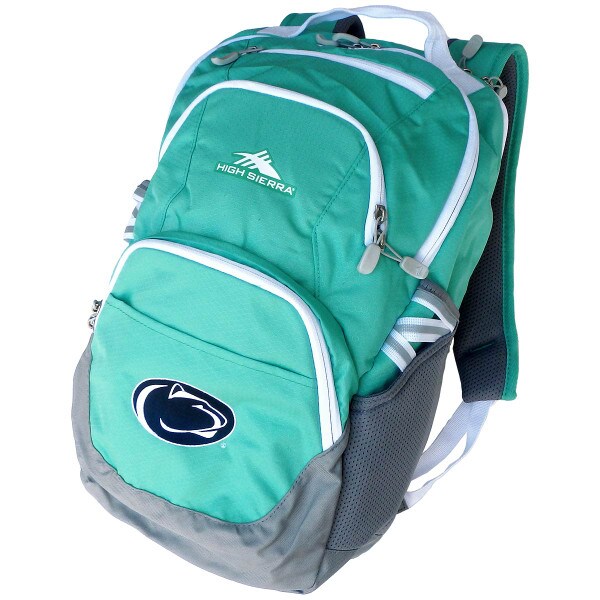 aquamarine backpack with Athletic Logo image